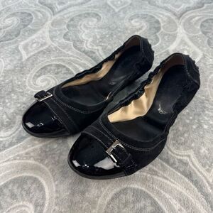 Womens Tods Buckle Flats